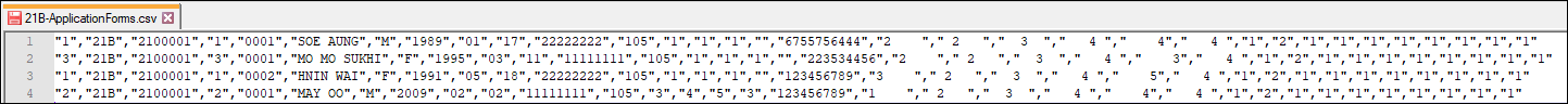 am csv report